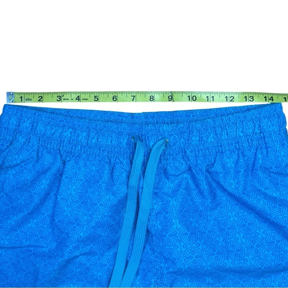 KANU Surf Men's Blue Graphic Print Board Shorts Swim Trunks Size M